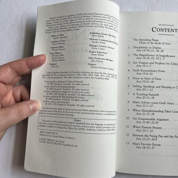 Strength of an Exacting Passion Bible Study Guide Paperback Charles R Swindoll - Picture 3 of 8